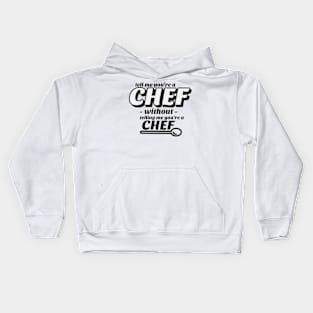 Tell me without telling me Chef Kids Hoodie